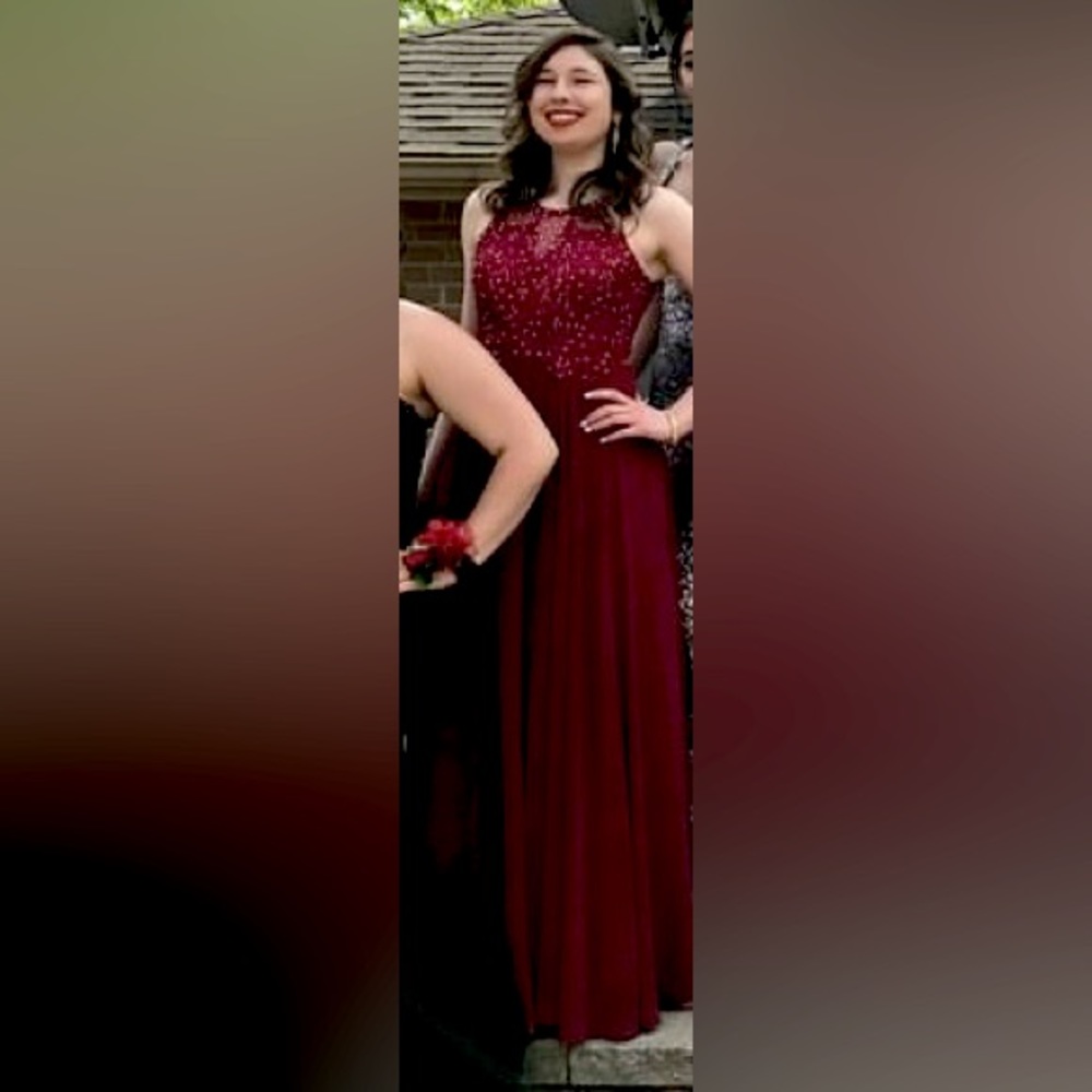 Red Prom Dress - Picture 3 of 8